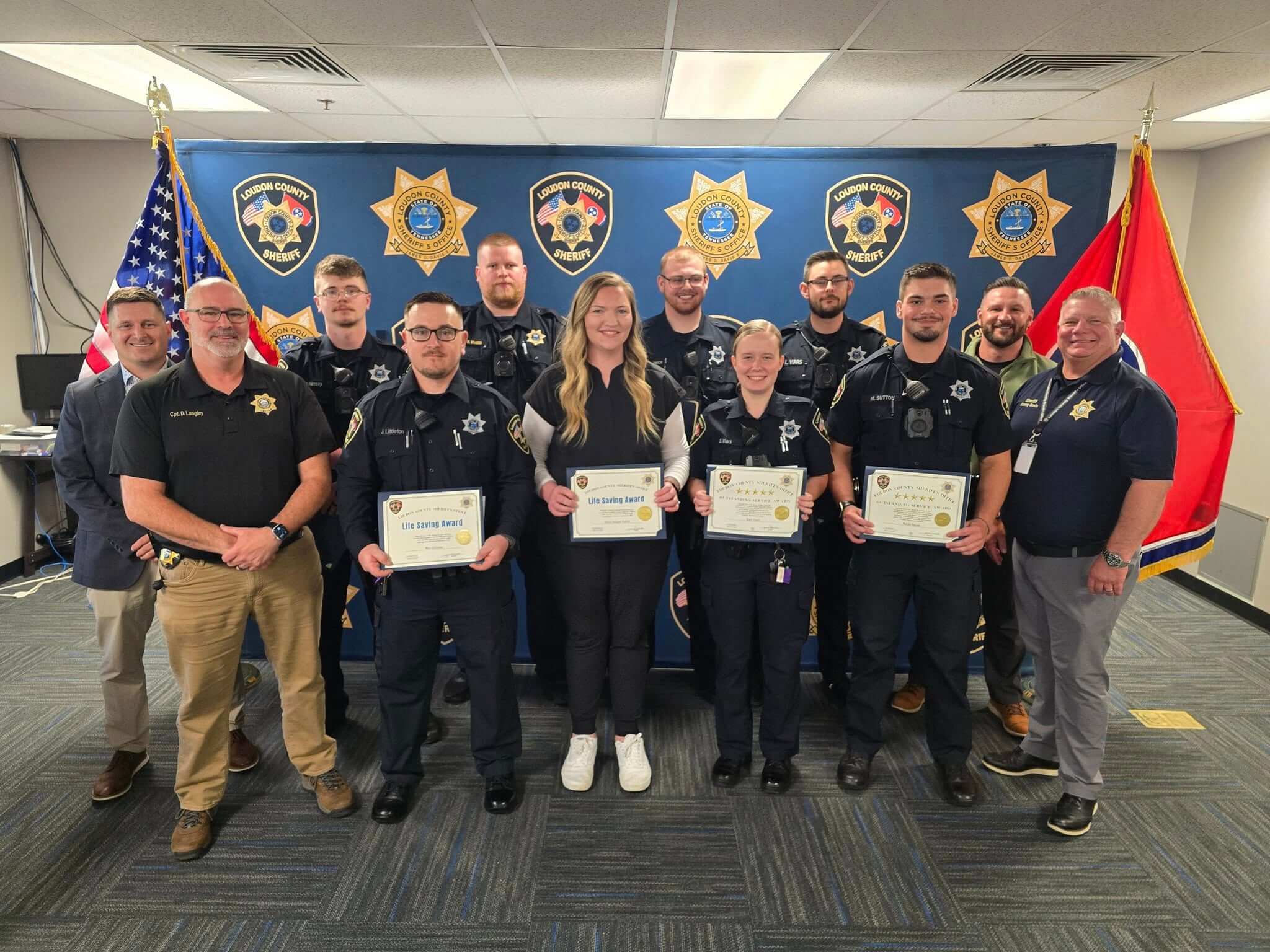 Loudon County Sheriff's Office Holds Quarterly Awards Ceremony
